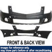 2010 2011 2012 Cadillac SRX Front Bumper Cover withwasher sensor openings